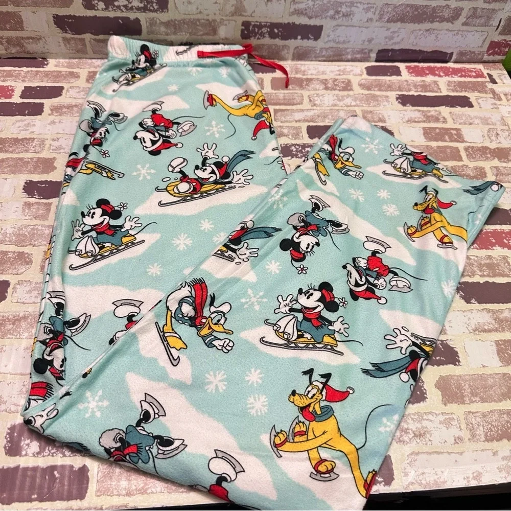 Disney  Carton Print Character Pajama Pants M - Picture 8 of 9